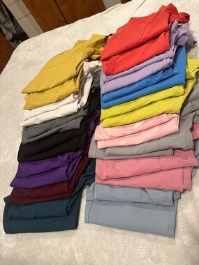 15 sets Figs scrubs  mostly 1 pocket top with Zamora jogger. Moving need to sell